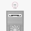 AXAGON RHD-125B Ramka metalowa do montażu 1x 2.5 HDD w pozycji 3.5 Czarna